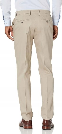 Eleganckie spodnie męskie beżowe 30W x 34L Goodthreads