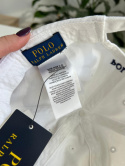 Biała czapka z daszkiem Polo Ralph Lauren dziecięca NOWA!