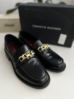 Buty damskie Mokasyny Loafersy Tommy Hilfiger roz. 41 skórzane