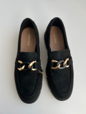 Czarne loafersy damskie Anna Field roz. 40 półbuty wsuwane