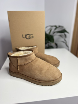 UGG CLASSIC ULTRA MINI - Ankle boot chestnut roz. 40